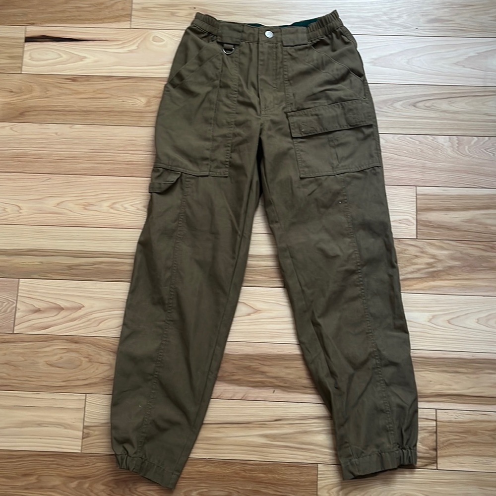 Dark green cargo pants
